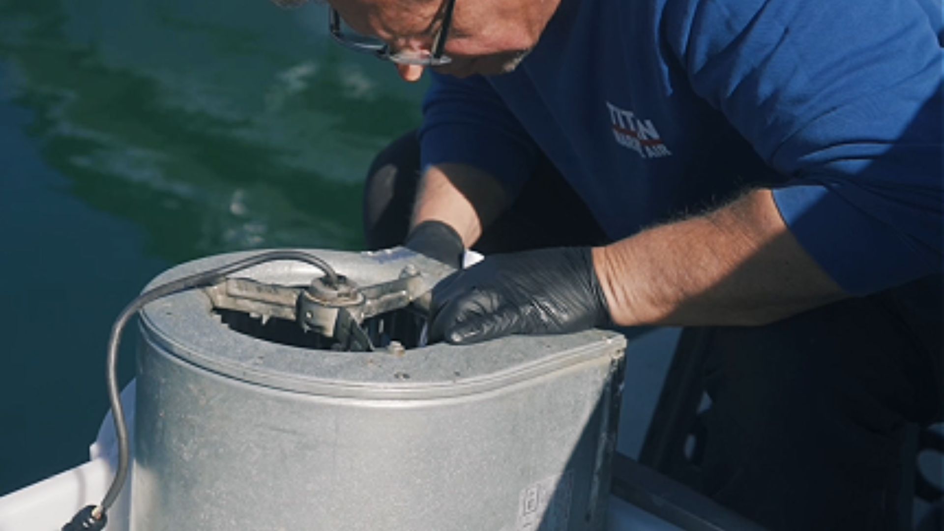 Marine Air Handler Cleaning